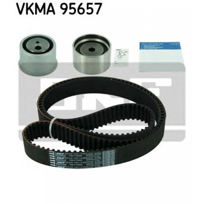 VKMA 95657 SKF Комплект (ремінь+ролики)